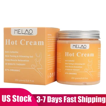 

US Stocks 250g Cellulite Slimming Cream Hot Massage Leg Skin Relax Cream Adipose Massage Weight Burning Loss Drop Shipping