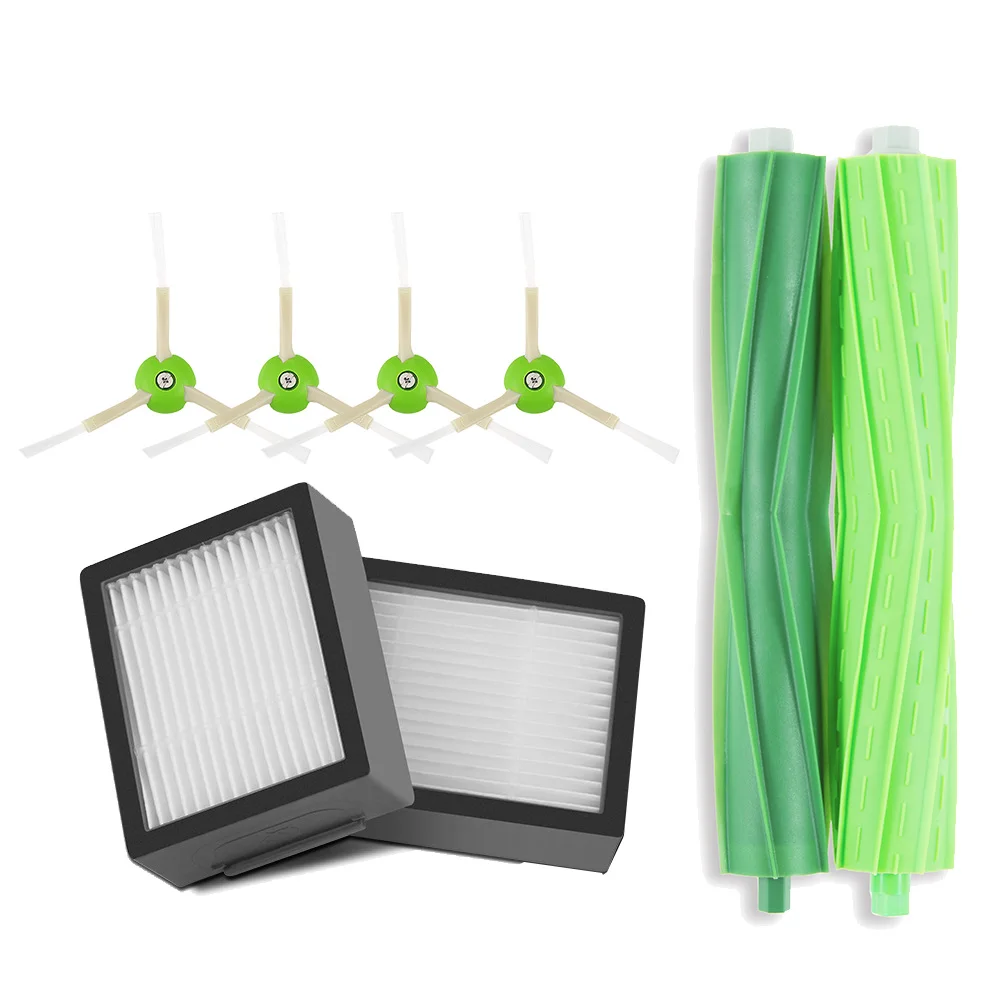 3*Hepa Filter+ 3*Side Brush+2* Brush Roll for iRobot Roomba i7 E5 E6 I Series Robot Vacuum Cleaner Replacement Spare Parts