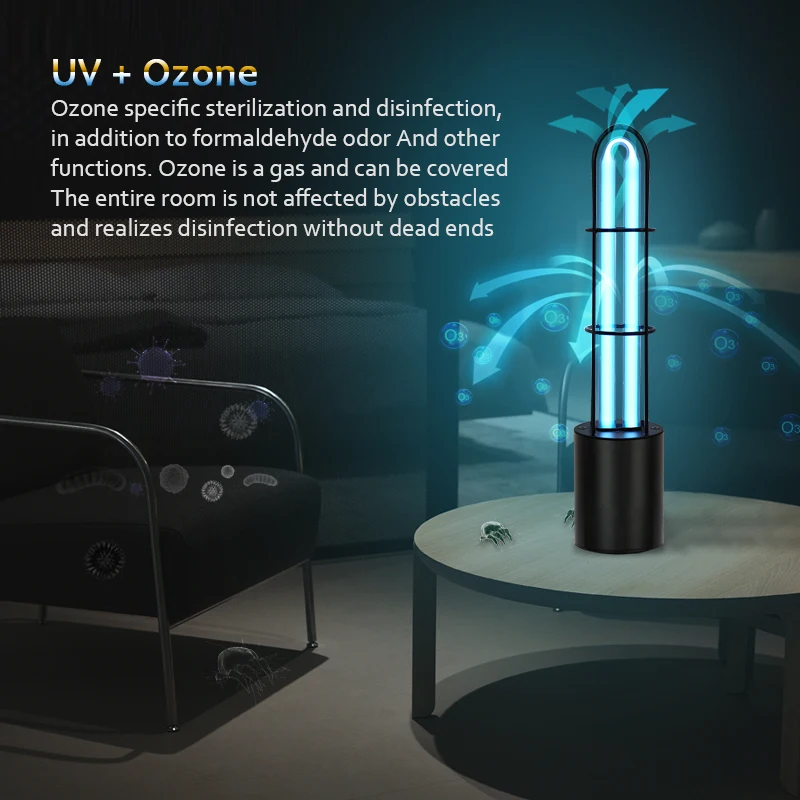 AC220V 32 Вт уф бактерицидный светильник озон UVC кварцевая лампа с пультом
