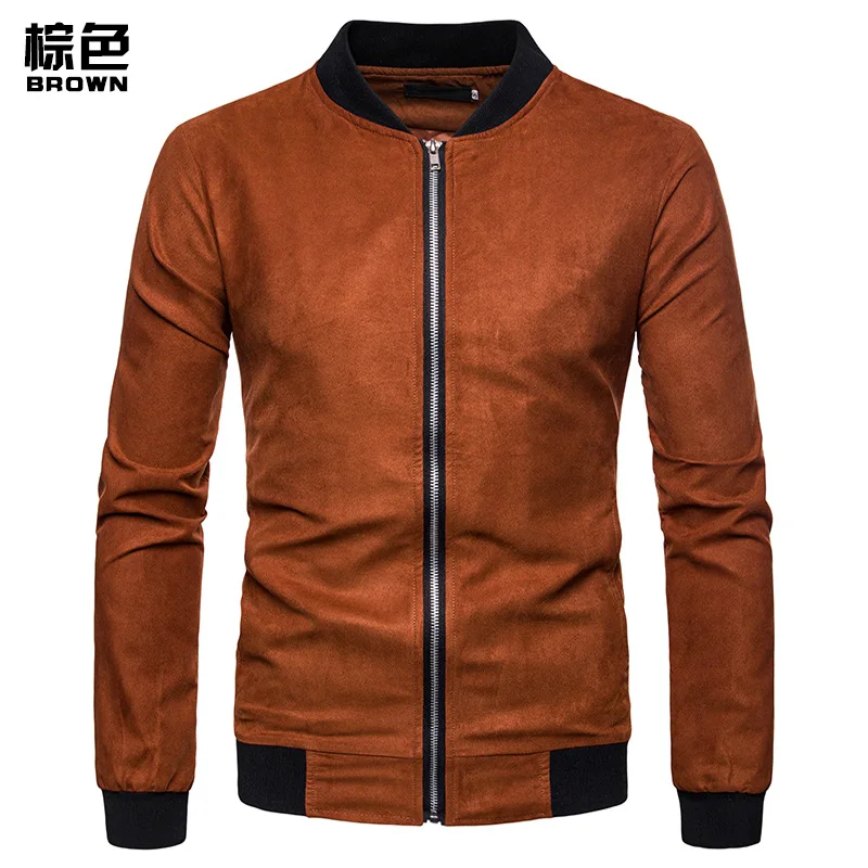 AliExpress для мужчин замшевые куртки большого размера Jk09