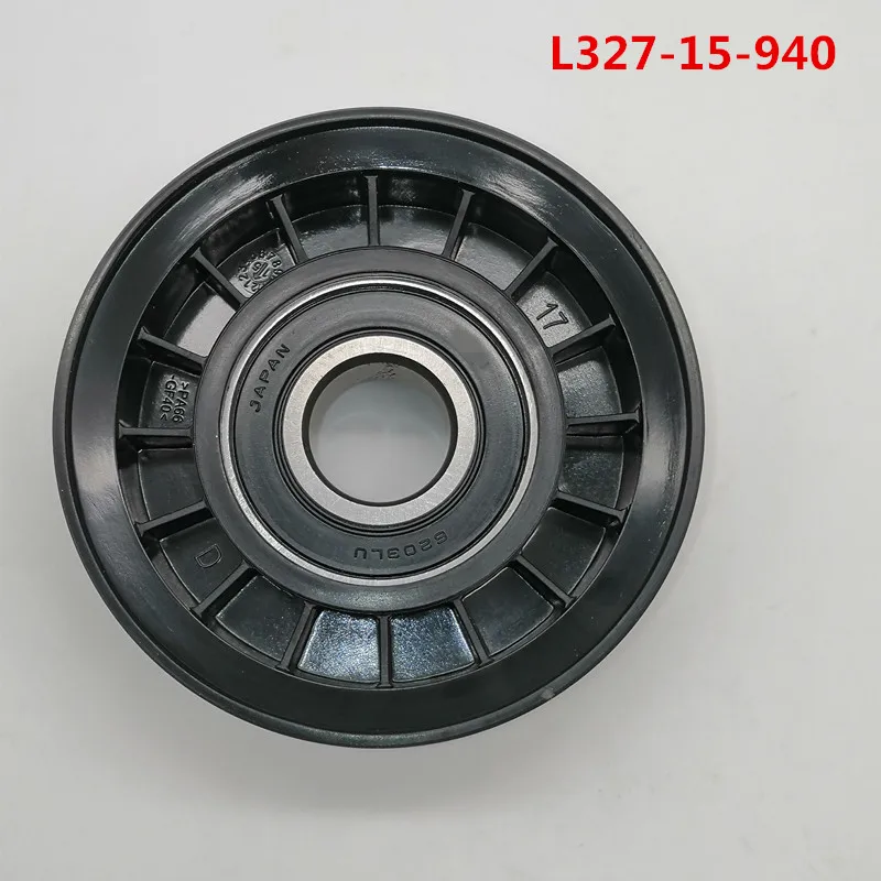 Двигатель слот тип натяжной шкив рифленые колеса для Mazda 6 GG Mazzda 3 BK BL генератор шкив для кондиционирования воздуха L327-15-940