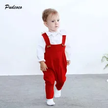 В году, милый детский комбинезон трикотажная одежда дети для новорожденного мальчика Девочка Твердые свободные пуговицы комбинезоны зимняя теплая одежда Детский комбинезон