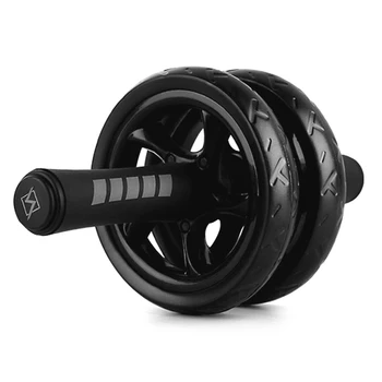 

Quiet Abdominal Roller Wheel with Protective Knee Pad Fitness AB Wheel Abdominal Exercise Roller Home Gym waist trainer