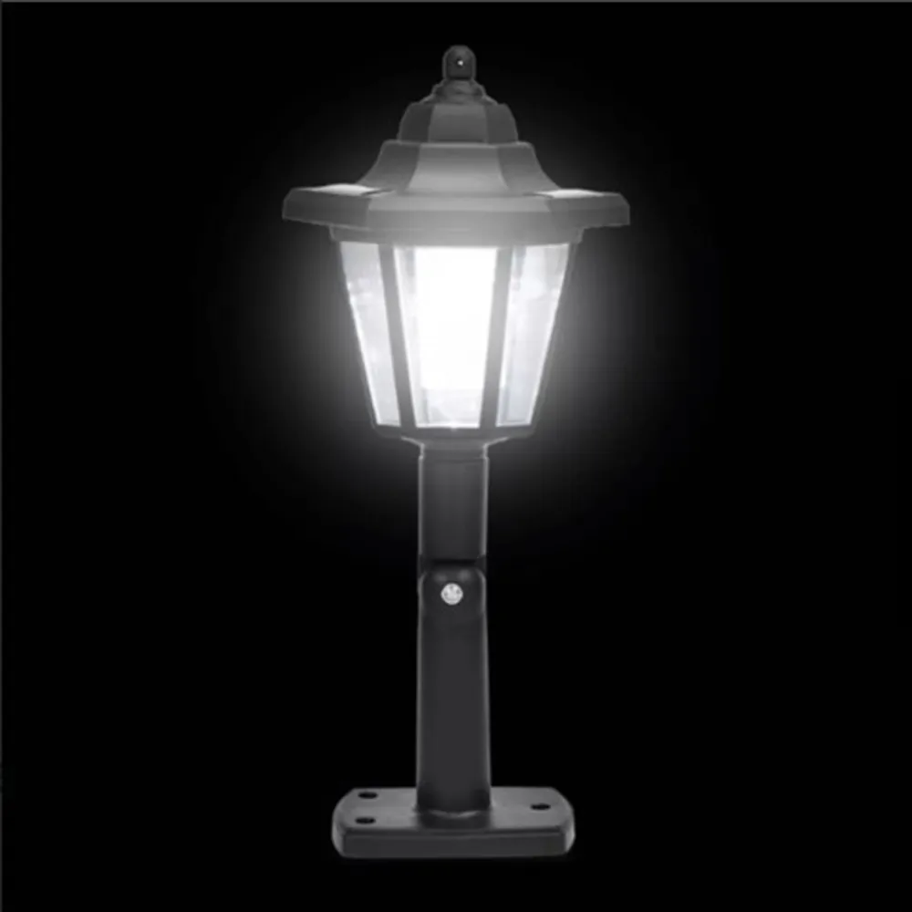 Bzoosio 1/2x шестигранный светодиодный светильник на солнечной энергии белый путь