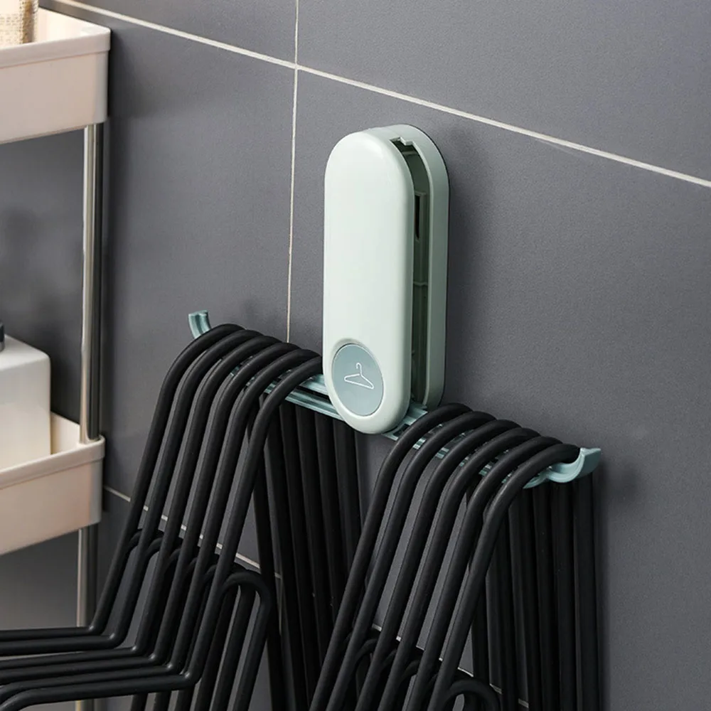 

ADOREHOUSE Foldable Hanger Storage Rack Clothes Stand Hook Organizer Finishing Frame Hanger Clothes Rack Holder Home Accessories