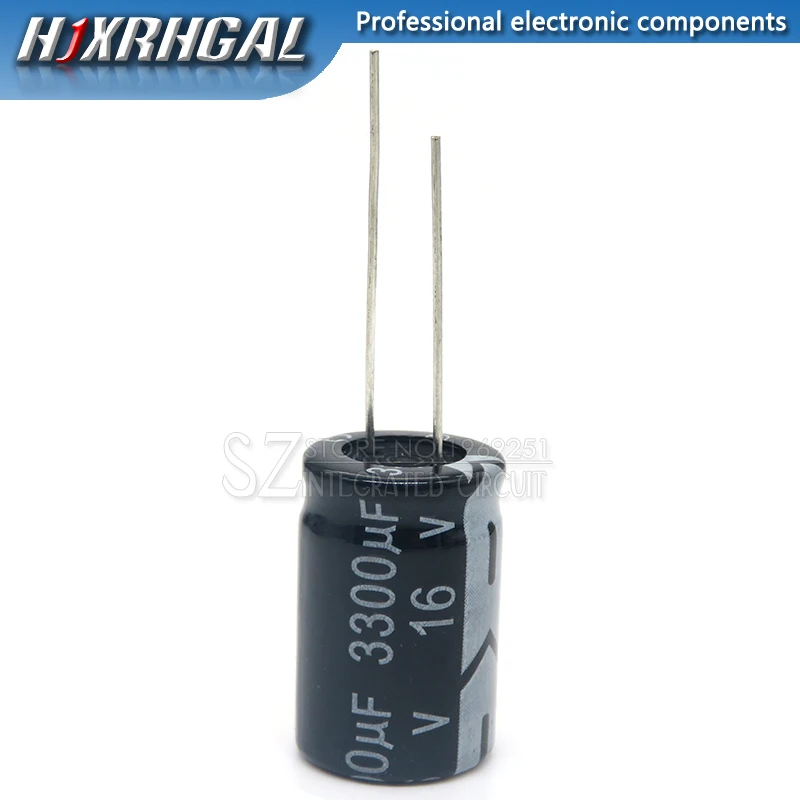 1 шт. 16V3300UF 13X25MM 3300 мкФ 16V 13*25 электролитический конденсатор с алюминиевой крышкой |