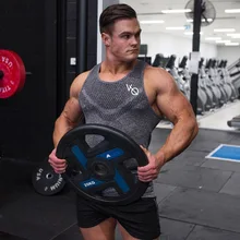 Muscle Dr. Европа и Америка братья стиль Быстросохнущий Спортивный жилет для мужчин фитнес без рукавов Футболка для бега тренировочная одежда