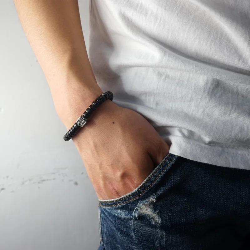 Тибетский серебряный буддийский счастливый узлы Плетеный вручную женский браслет с бусинами из кокосовой