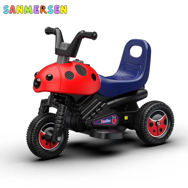 2-6 Years Children's Electric Tricycle Motorcycle Cute Insect Charging Motorcar Baby Three Wheels Bike Ride On Cars For Kids 1