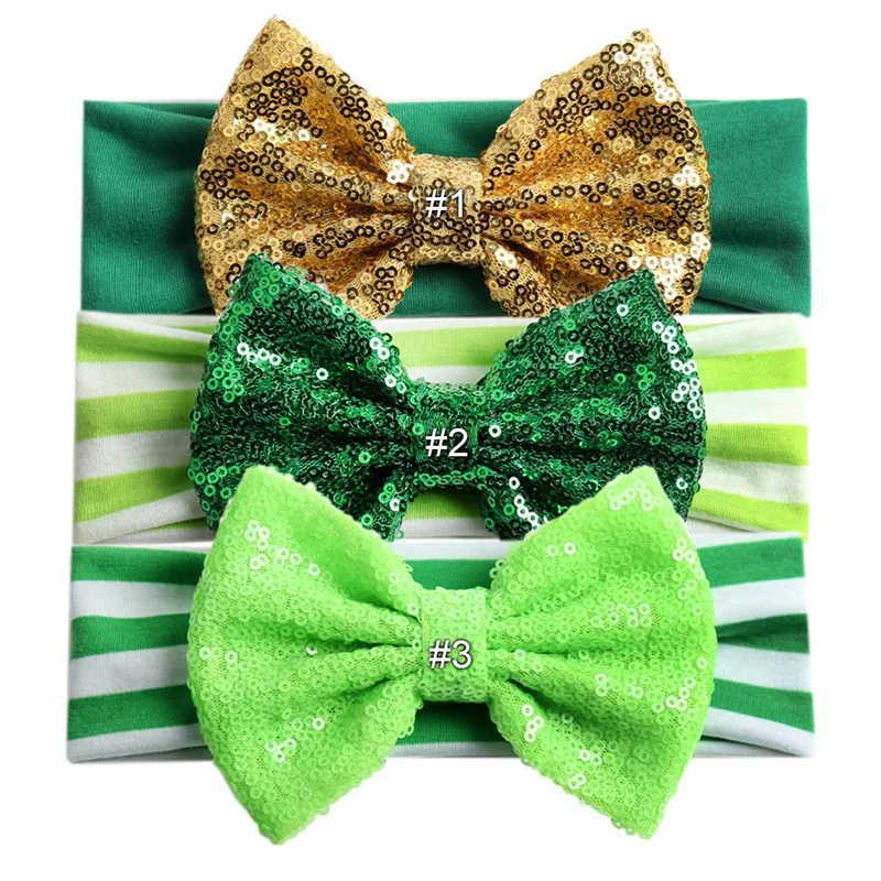 David accessories, обруч для волос St Patrick, лента для волос, бант для волос для детей, для девочек, банный макияж, сделай сам, украшения, аксессуары для рукоделия, 1Yc8832