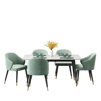 

Dining chair simple home Nordic style restaurant back leisure creative net red ins light luxury makeup