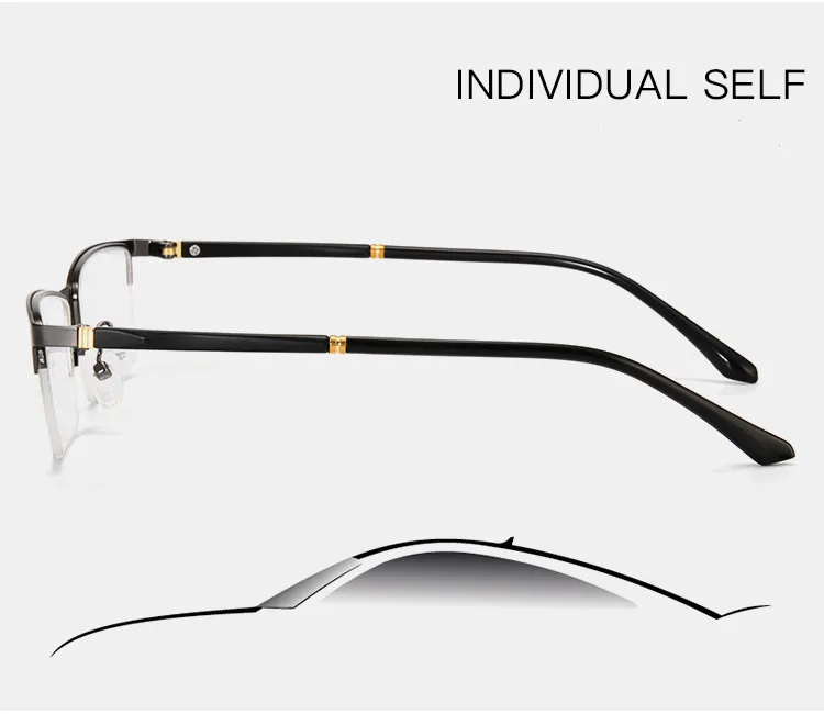 Титан сплав оптическая оправа для очков Для мужчин Сверхлегкий квадратных от близорукости, по рецепту очки ультралегкие TR90 зеркало