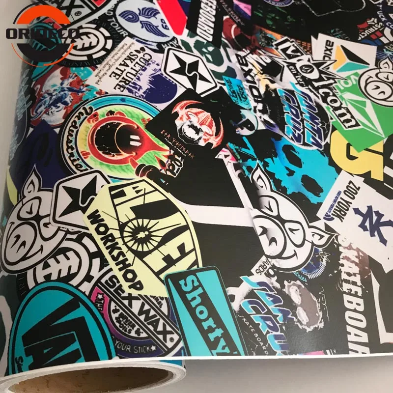 Cartoon sticker bomb vinyl sticker 1