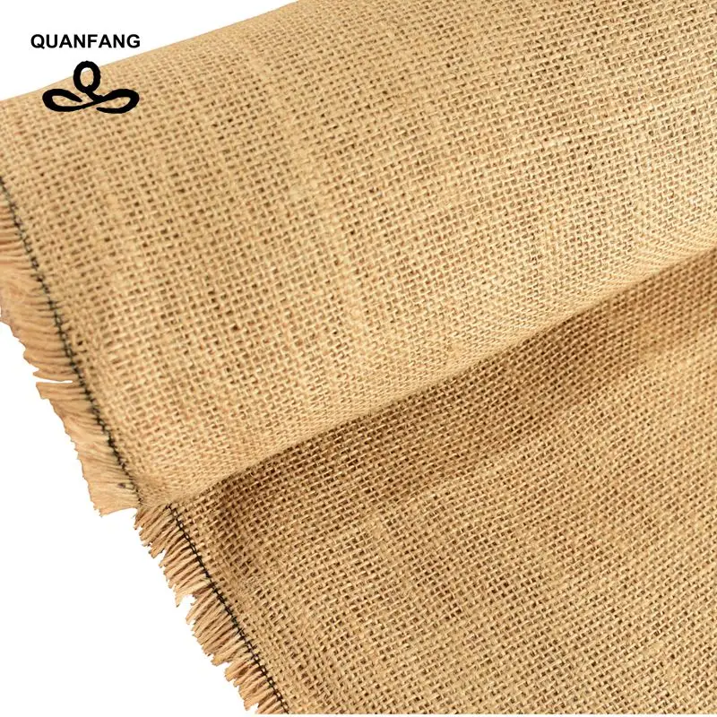 QUANFANG 5050 # натуральный джутовый материал льняная ткань для самостоятельного