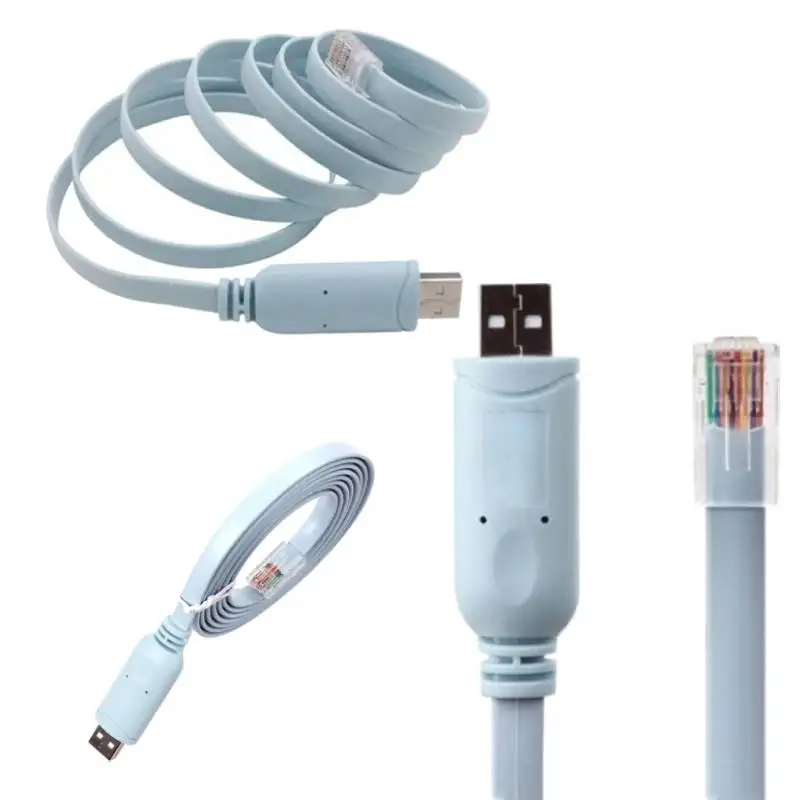 USB удлинитель RJ45 консольный кабель FTDI FT232R чип + RS232 уровень переключения 1 8 м для