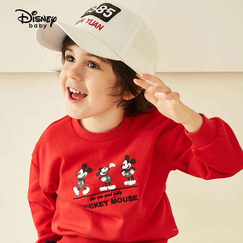 

Disney Baby Children's Wear Boys and Girls Knitting Cover and Sanitation Children's Cartoon Leisure Jacket Kids Hoodies Hoodie