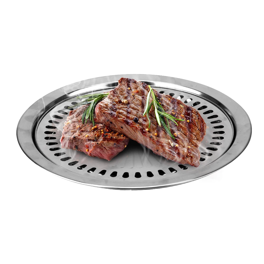Electric Stove Baking Tray Gas Stove Plate Smokeless Barbecue Grill Pan BBQ Grill Tools