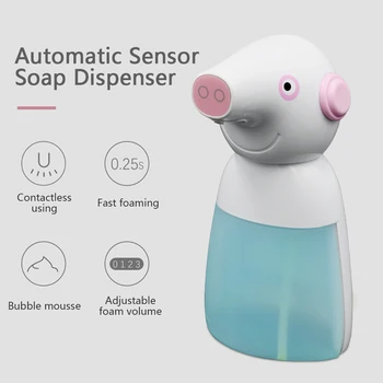 

330ml Rechargeable Automatic Sensor Soap Dispenser For Home Hand Sanitizer Portable Hand Soaps Touchless Soap Dispenser