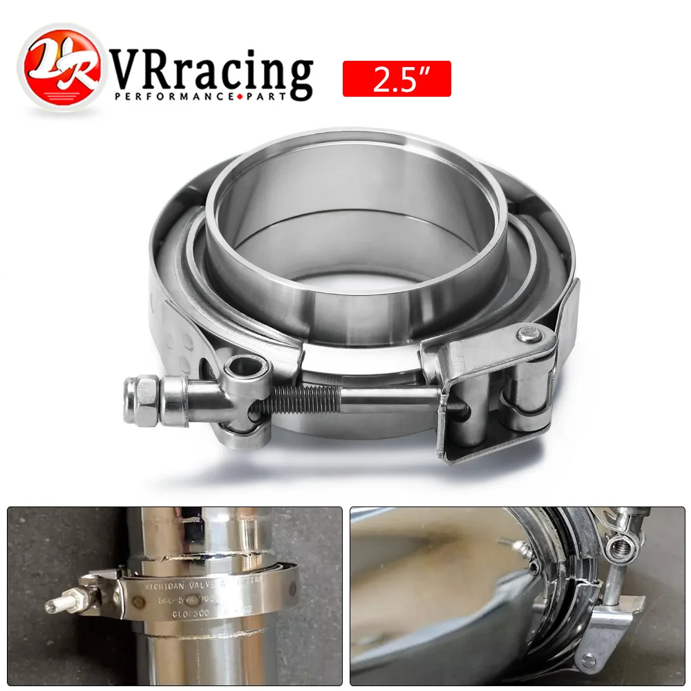 Replacement Parts KMT Universal 2.5 Inch V Band Clamp with 2 Male