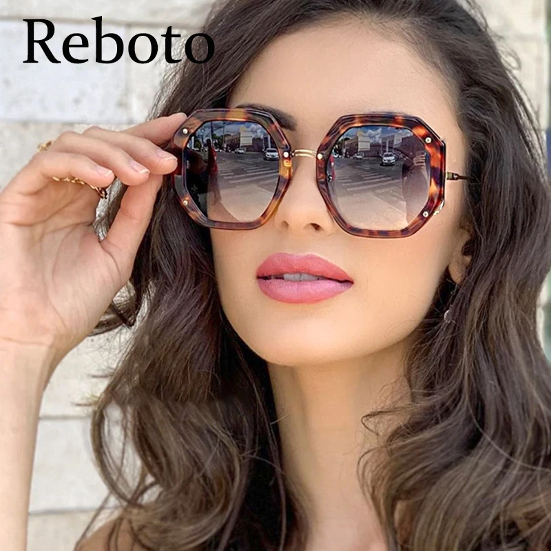 Очки солнцезащитные женские квадратные большого размера с защитой UV400|Женские