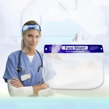 

Unisex Transparent Anti-Spitting Full Face Isolation Visor Shield Protective Mask