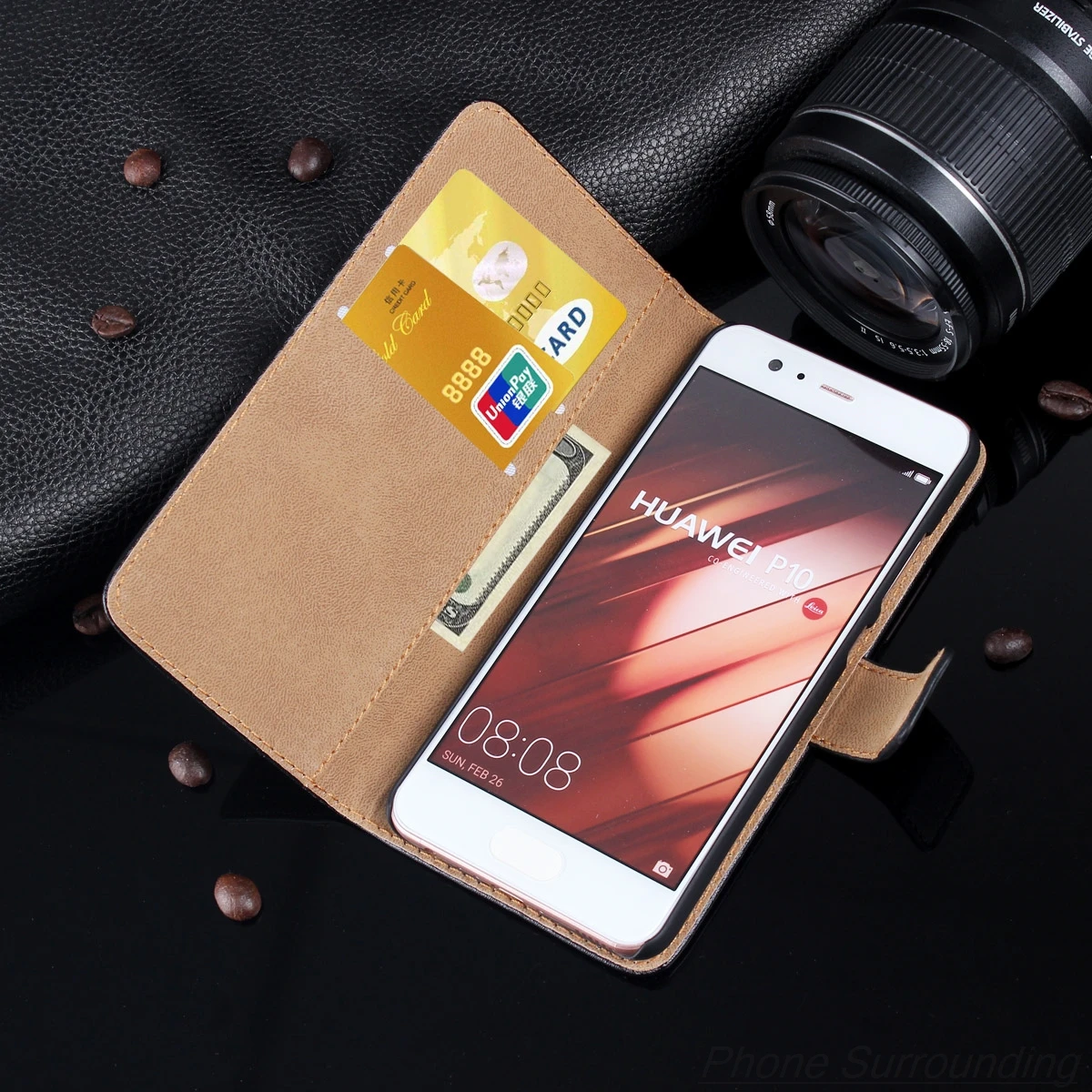 Премиум кожаный флип-чехол Роскошный кошелек чехол для телефона для huawei Ascend P10 держатель для карт кобура чехол для телефона для huawei P10 GG