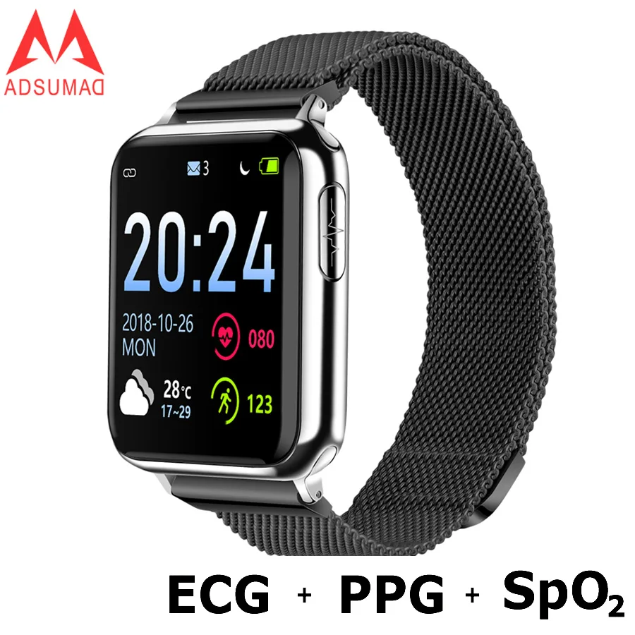 

V5 Smart Bracelet Band With PPG ECG SPO2 Heart Rate Blood Pressure Smart Wristband Waterproof Bluetooth Smart Watch