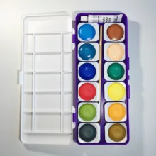 Прямая от производителя, 12 цветов, акварельный пигмент для детской живописи
