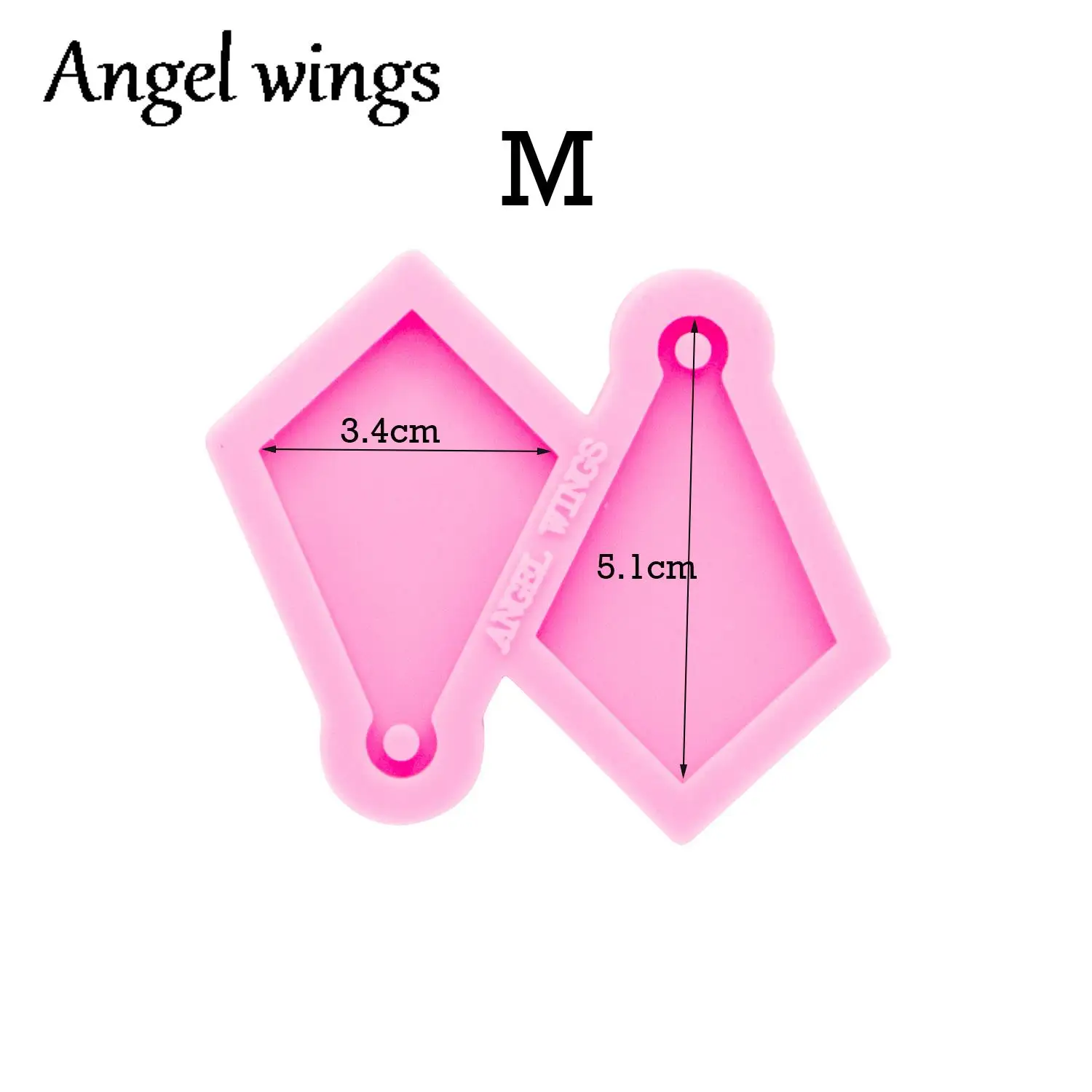 DY0314 Kite/Kaninchen/Mädchen Gesicht Ohrringe Silikon Formen, machen Handwerk mit Epoxy DIY Handgemachte charme Harz art Mold – Detail 3
