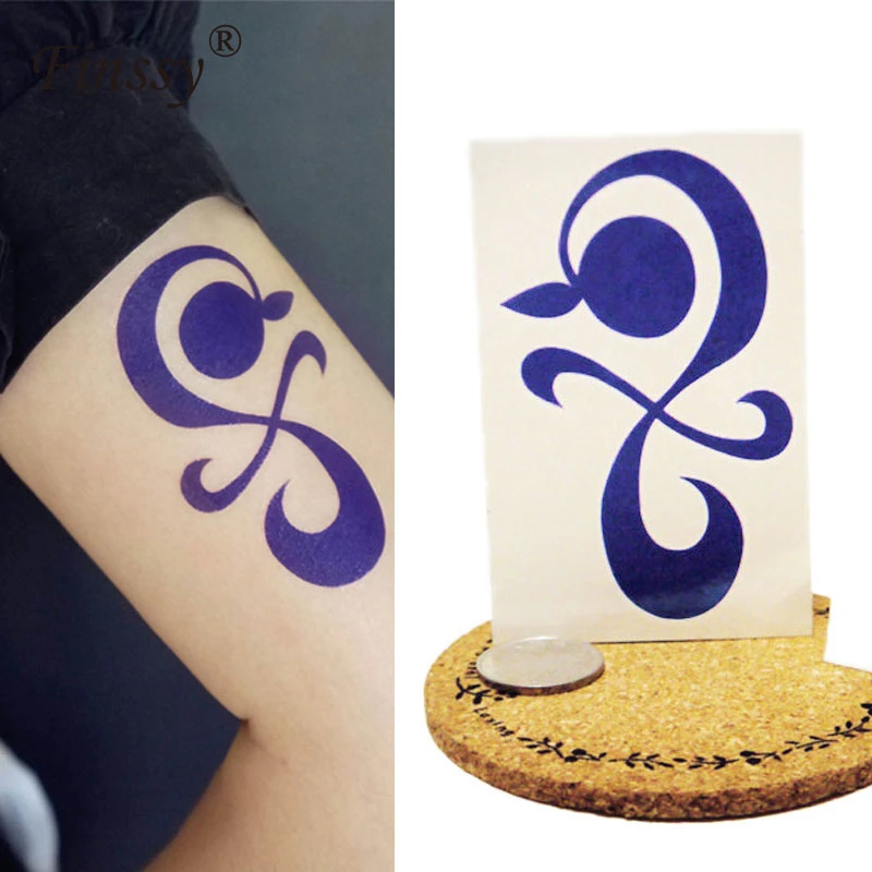 One Piece Nami Tattoo Cosplay Animation Cartoon Logo Tatoo Tattoo Sticker Costume Props Aliexpress