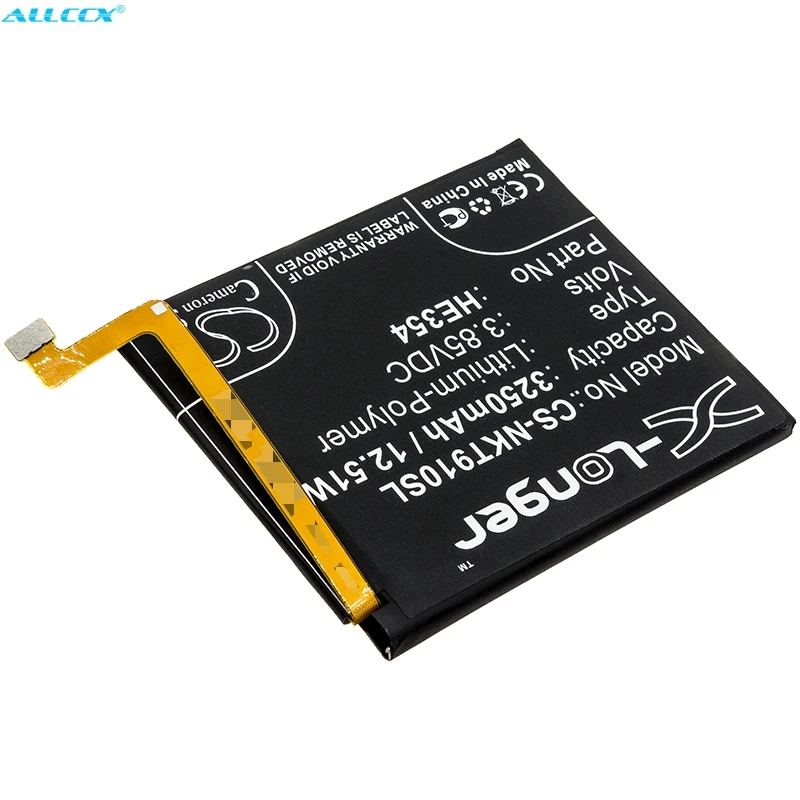 Кэмерон Sino 3250mAh аккумулятор HE354 для Nokia 9 PureView, TA-1082, TA-1087