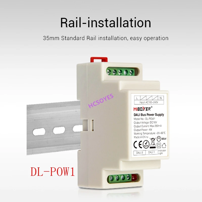 MILIGHT DL5 5 в 1 светодиодные ленты контроллер DALI DL-DOW25 25 Вт RGB+ CCT светодиодный светильник DL1 DP1 DP2 DP3 пульт дистанционного управления питания