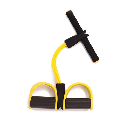 Фитнес-резинка, 4 трубки, Эспандеры, латексная педаль, тренажер для сидения, Тяговая веревка, экспандер, эластичные ленты, оборудование для йоги, пилатеса, тренировки