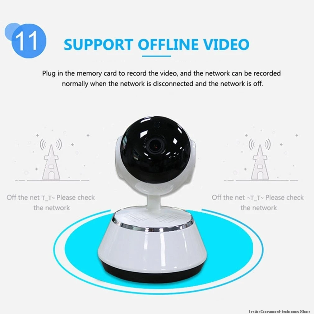 720P WiFi IP камера Детский Монитор Портативная HD Беспроводная умная детская камера Аудио Видео Запись наблюдения домашняя камера безопасности