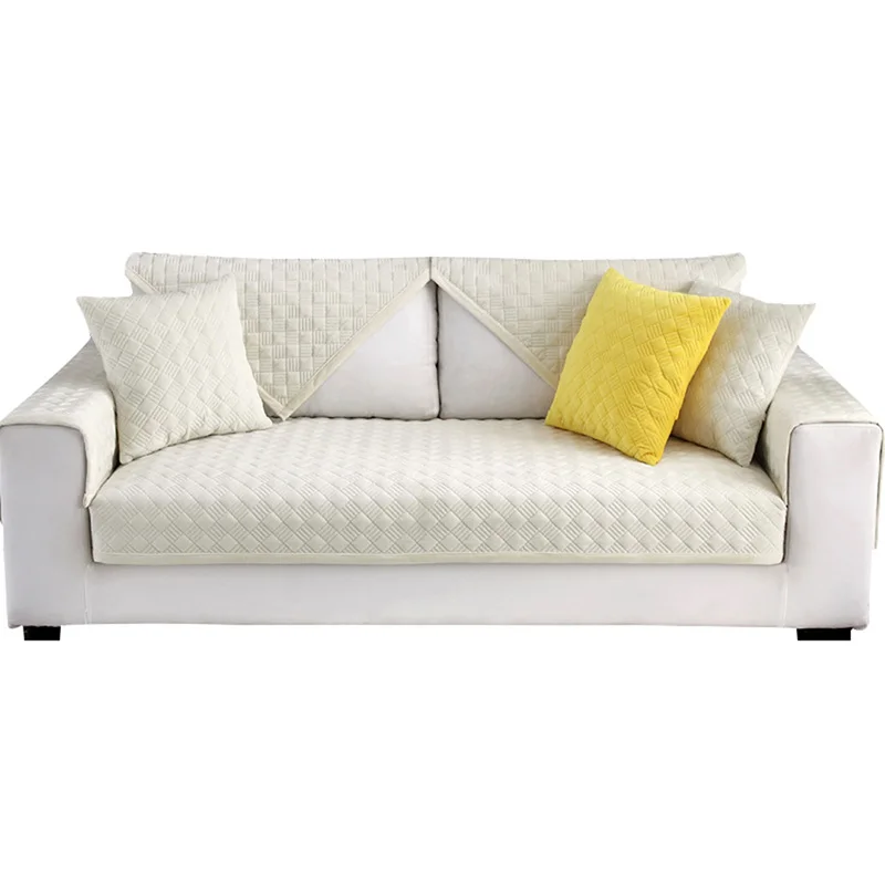 Sofa Cover Resistant Slipcover Seat European Style Couch Cover Velvet Polyester Fiber Sofa Cover Sofa Towel for Living Room