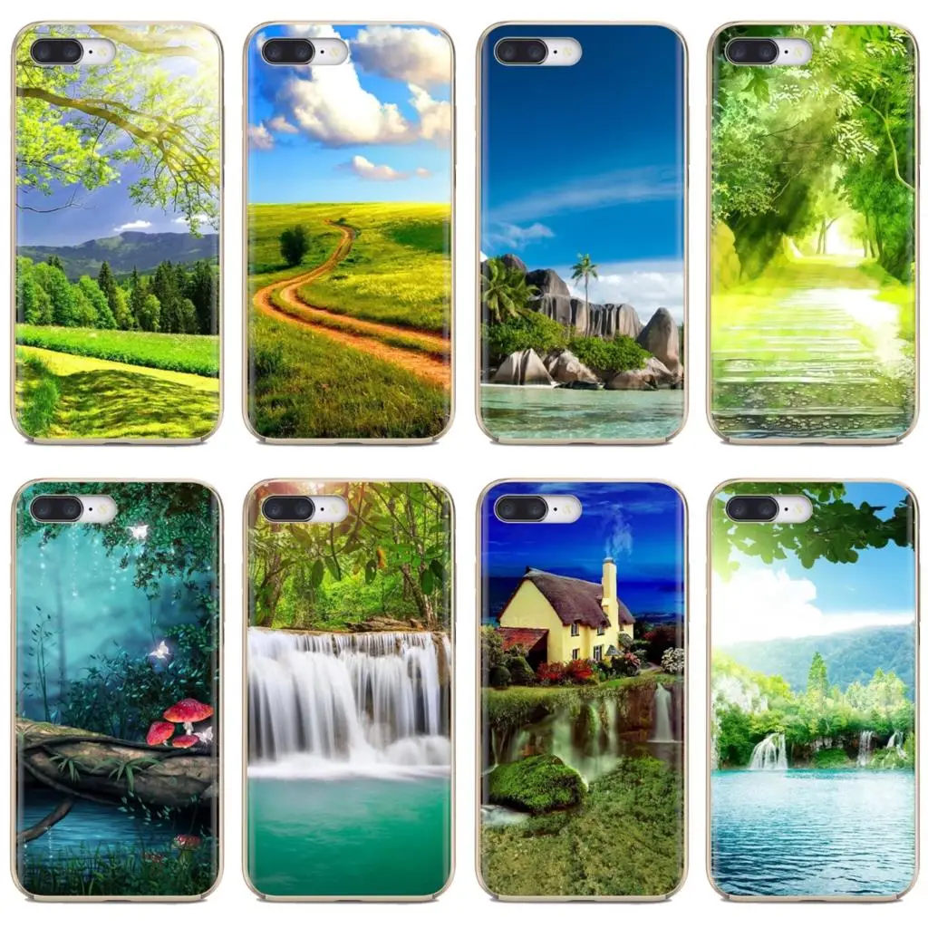 3d натуральные обои ТПУ силиконовый чехол для iPhone 11 Pro 4 4S 5 5S SE 5C 6 6S 7 8X10 XR XS Plus Max iPod