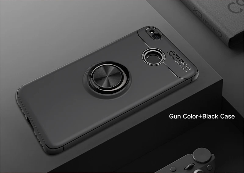 Мягкий силиконовый матовый чехол на заднюю панель Xiaomi Redmi 4X с кольцом-держателем для пальца Xiomi Redmi 4A Redmi4X Redmi4A чехол на магните для автомобиля