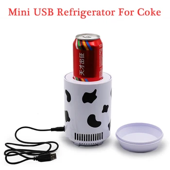 Mini Refrigerator Car Fridge USB portable mini fridge Beverage tanks Cooler Refrigerator Movable fridge car electrical cooler