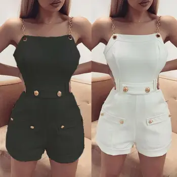 

Women Jumpsuit Romper Bodycon Slim Playsuit Clubwear Short Trousers Party Pants /BY