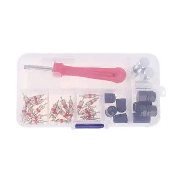 

Valve Core Removal Tool Set Practical Valve Key Wrench Mounting Tool for Auto Car Bicycle (Set 3)