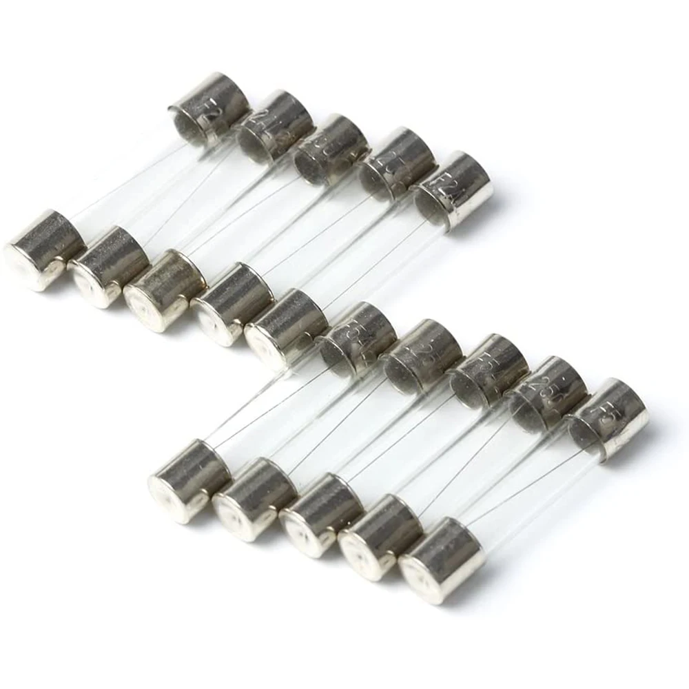 Fast Blown Glass Fuse Combination Kit 150 pieces 5x20mm 250V 0.1 0.25 0.5 1 1.5 2 3 4 5 8 10 12 15 20A Tube fuse plastic glass fuse kit