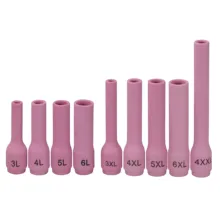 TIG KIT Экстра Длинный Алюминиевый Керамический сопло щит чашки 796F70~ 7 Fit TIG сварочный фонарь WP 9 20 25 серии, 9 шт TIG KIT Экстра Длинный Алюминиевый Керамический сопло щит чашки 796F70~ 7 Fit TIG сварочный фонарь WP 9 20 25 серии, 9 шт