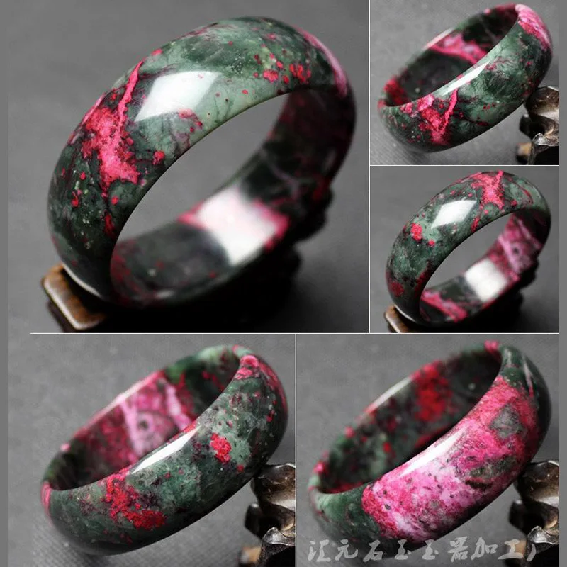 [Напрямую от производителя] Lantian Jade браслет сливы нефритовый браслет Персиковый Цветок нефритовый браслет Sub-Wide Jade Wholes