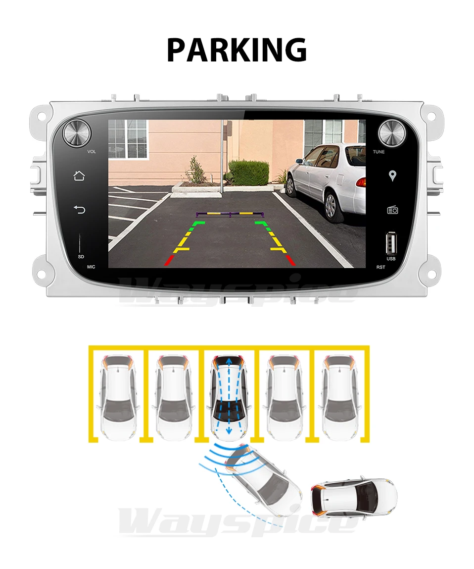 Автомобильный DVD для Ford Mondeo C-max focus galaxy S-max автомобильный dvd gps Радио Видео плеер в тире dvd 1024*600 2DIN Android 9,0 PX6