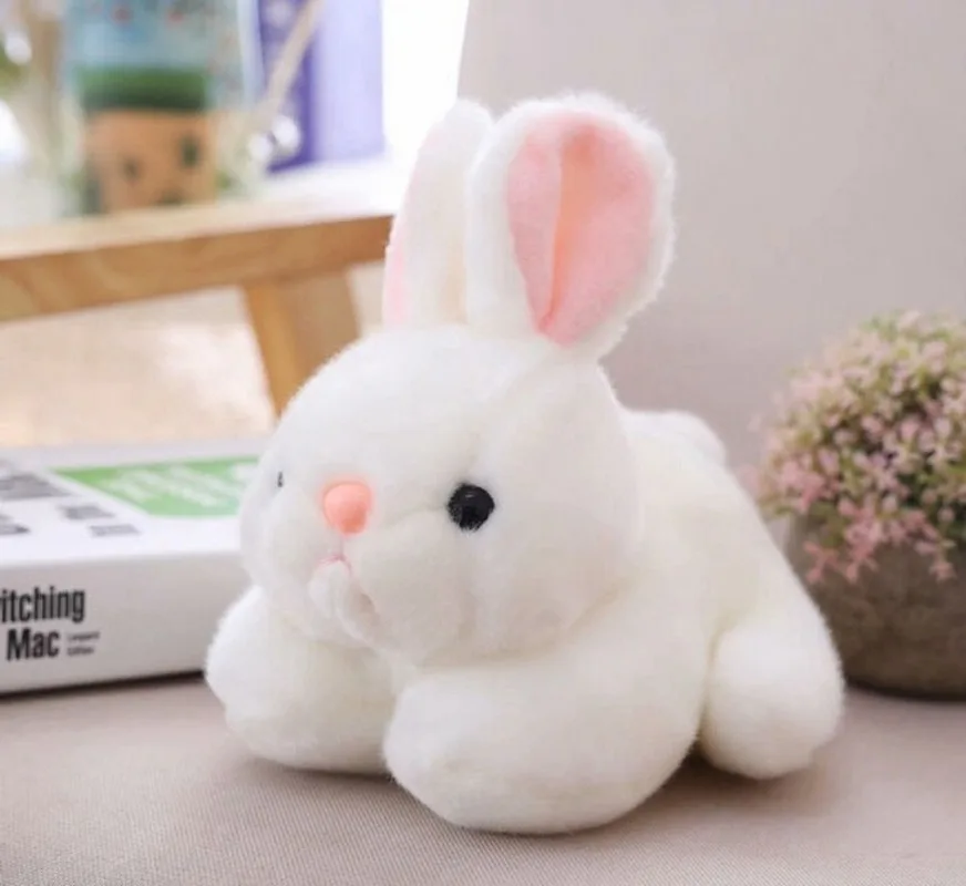 15 см/20 см Kawaii милый розовый кролик животные кролики Мягкие Плюшевые Игрушки для маленьких девочек Подарки на день рождения