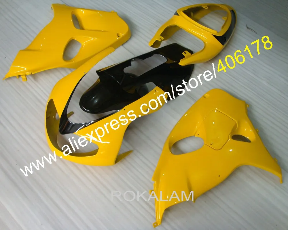 TL1000R 98-03 обтекатель кузова для Suzuki TL 1000R 1998-2003 желтые комплекты (литьё под