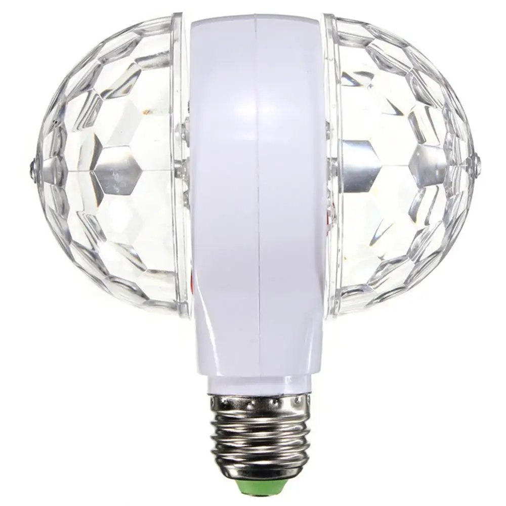 

E27 3W LED Stage Light Bulb RGB DJ Disco Lamps Small Magic Ball Color Changing Effect Lamp Sound Activated DJ Disco KTV Light