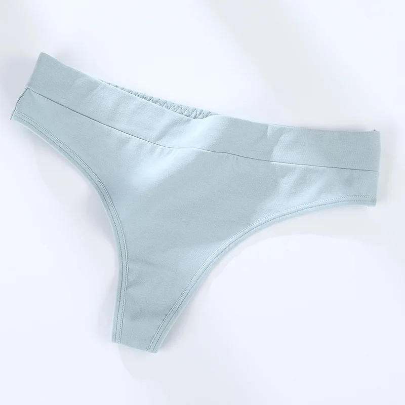 3 Pcs/Set Women Panties G-String Underwear Fashion Thong Sexy Cotton  Panties Ladies G-string Soft Lingerie Solid Low Rise Panty