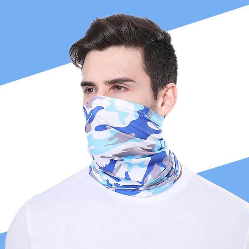 Bandana Magic Face Mask Neckerchief Sun Protection Polyester Men's Scarf Snood For Women Versatility Caps Cycling Elastic