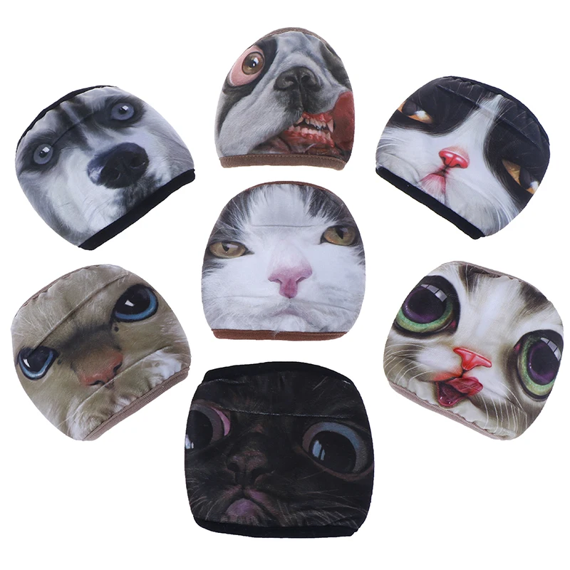 Cartoon Anime Face Mouth Masks Kpop Lucky Bear Dog Cat Women Men Muffle Mask Cute Cotton Dustproof Mouth Face Mask
